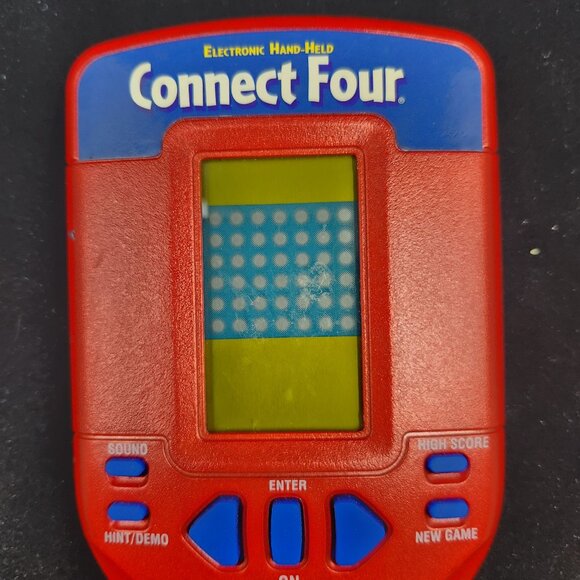 Connect Four Milton Bradley Electronic Handheld Game - 2002 Hasbro Works - Picture 2 of 8
